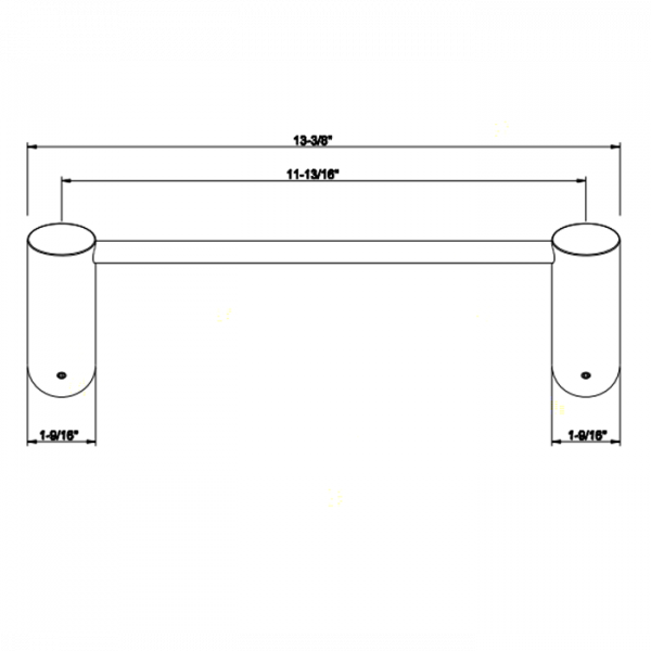Gessi Ovale Полотенцедержатель 30см, подвесной, цвет: хром