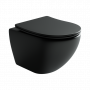 Подвесной унитаз Metropol Rimless Ceramica Nova чёрный матовый CN4002MB