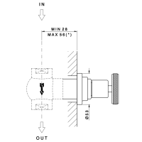 Nicolazzi Termostatico Вентиль запорный 3/4”, цвет: хром