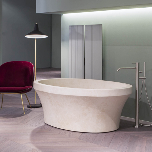 Antonio Lupi Epoque Ванна отдельностоящая 180х92х55см, из натурального камня
