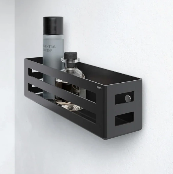 Полка Keuco Universal 24954370000 черная, для душа