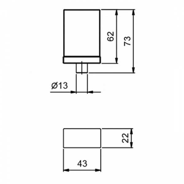 Fantini Venezia Ручка для смесителя, муранское стекло, цвет: хром-синий