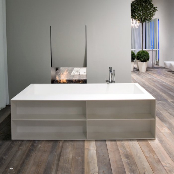 Antonio Lupi Biblio Ванна прямоугольная отдельностоящая, 170х90х53.5см