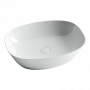 Умывальник чаша накладная овальная Element 500*380*140мм Ceramica Nova белый CN5005