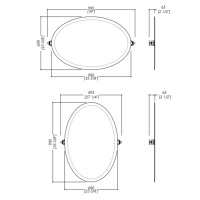 Devon&Devon Beauty 1 Зеркало поворотное монтаж вертикально (70хh90см) или горизонтально(100хh60см), цвет: хром