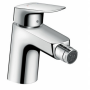 Hansgrohe Logis смеситель для биде 70, с донным клапаном, цвет: хром