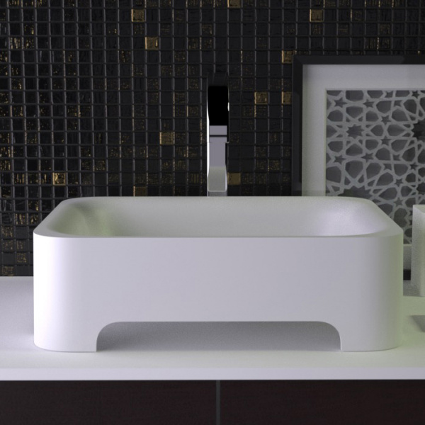 KNIEF Feel Раковина 50х40х15 см, без отв., цвет: белый матовый