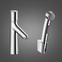 Hansgrohe Talis Select S, Смеситель для раковины с гигиеническим душем, с донным клапаном, Цвет: Хром