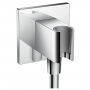 Hansgrohe Fixfit Porter Square Шланговое подключение держатель для душа цвет: хром