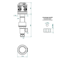 THG Ange Вентиль смесителя для раковины, цвет: хром