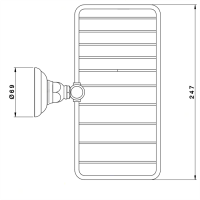 Nicolazzi Accessori Мыльница подвесная, цвет: тосканская бронза