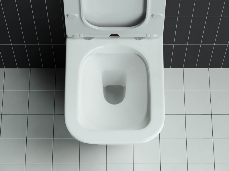 Подвесной унитаз Mono Rimless Ceramica Nova белый CN1902