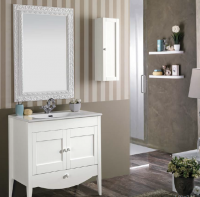 Eban Ebantech  Раковина 82х45.5х14.5 см, 1 отв., цвет: белый