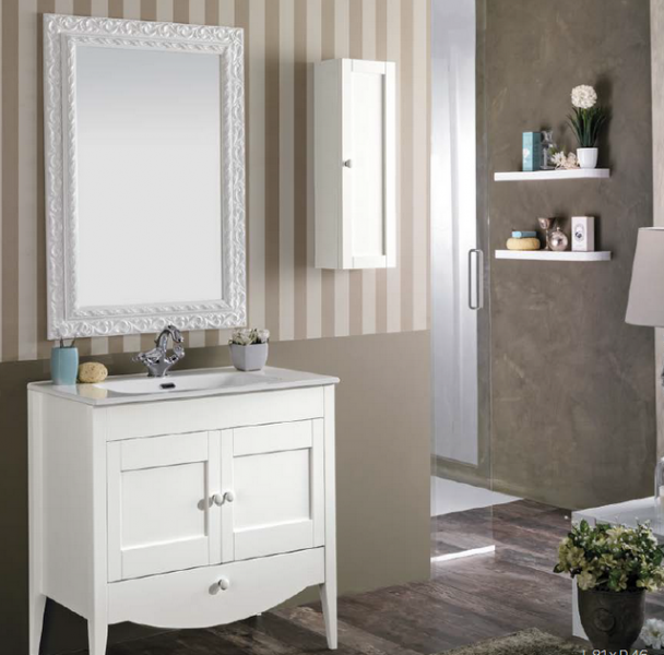 Eban Ebantech  Раковина 82х45.5х14.5 см, 1 отв., цвет: белый