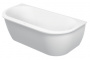 Ванна акриловая Duravit Darling New 190x90 овальная форма D, пристенная