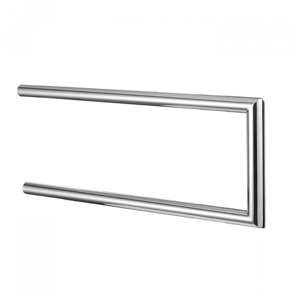 3SC Guy Полотенцедержатель двойной, неповоротный, плечо 30см, цвет: хром матовый