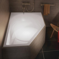Ванна асимметричная Riho BA35005, 160х90, санитарный акрил