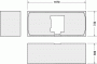 Опора из стиропора для ванны Duravit Darling New, 167x72