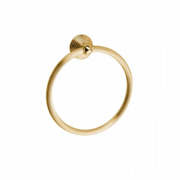 Bongio Impero  Полотенцедержатель-кольцо 20см., подвесной,  цвет: золото 24к.