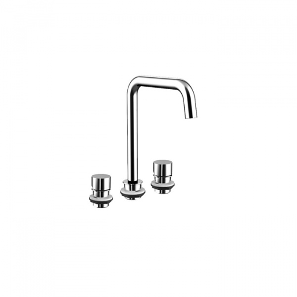 EMCO Asis Смеситель для раковины, на 3 отверстия излив 180мм,хром