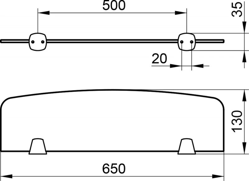 Полка Keuco City.2 65 см