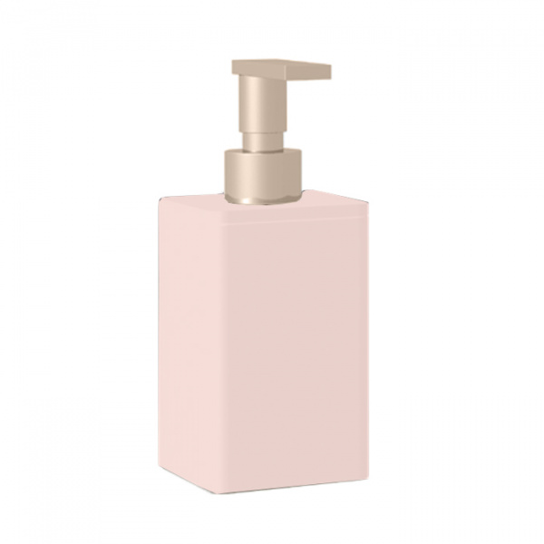 Bertocci Fly Дозатор из композита, настольный, цвет: бежевый/nichel mat