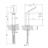 Gessi iSpa Смеситель для раковины на 1 отверстие, цвет: хром