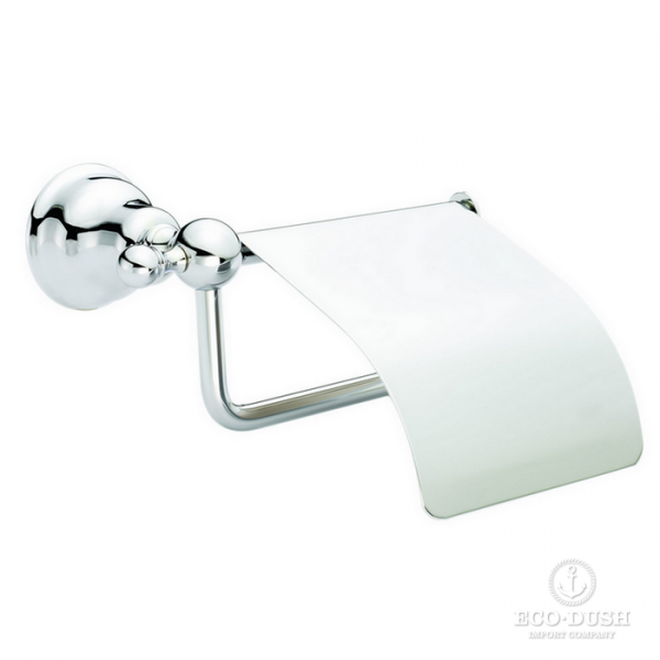 HUBER Croisette Бумагодержатель с крышкой, цвет: хром