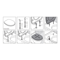 Duravit DuraStyle Сиденье  для  унитаза с крышкой , цвет: белый/нержавейка