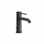 Gessi 316 Смеситель для биде на 1 отв., с донным клапаном, излив: 118мм, цвет: brushed black metal pvd
