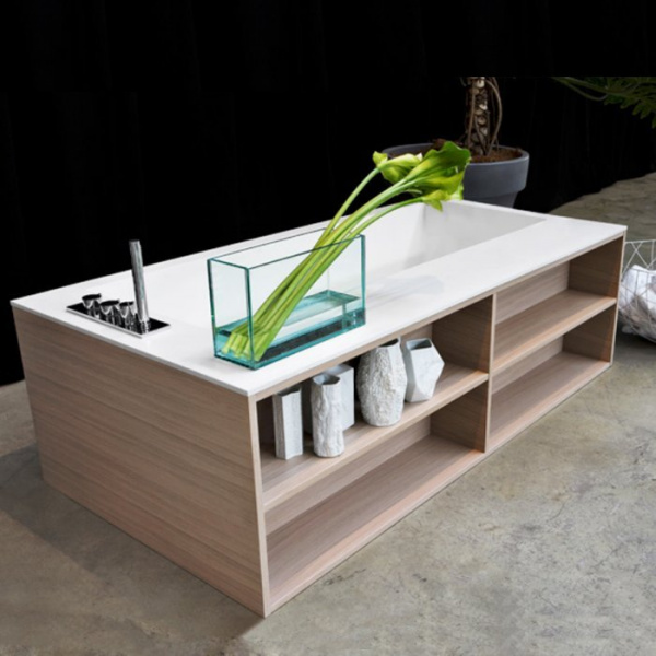 Antonio Lupi Biblio Ванна прямоугольная отдельностоящая, 180х90х53.5см