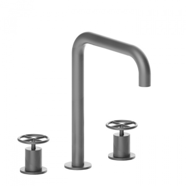 Fantini Fontane Bianche Смеситель для раковины, 3 отв., цвет: Matt Gun Metal PVD