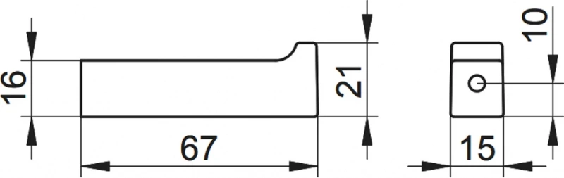 Крючок Keuco Edition 11 11116010000 хром