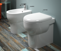 ARTCERAM/HIDRA  SMARTY Биде напольное  35х50 см, без крепежа, с 1 отв под смеситель, цвет: белый