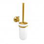 Nicolazzi Cristallo Di Rocca Ершик для унитаза подвесной, цвет: керамика / золото