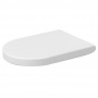 Duravit Starck 2  Сиденье для унитаза с плавным опусканием: SoftClose, петли сталь, цвет: белый
