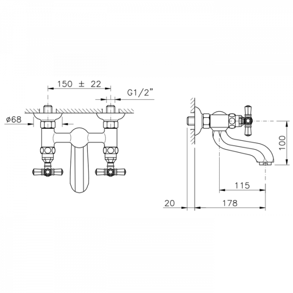 Nicolazzi Teide Смеситель для раковины, цвет: хром