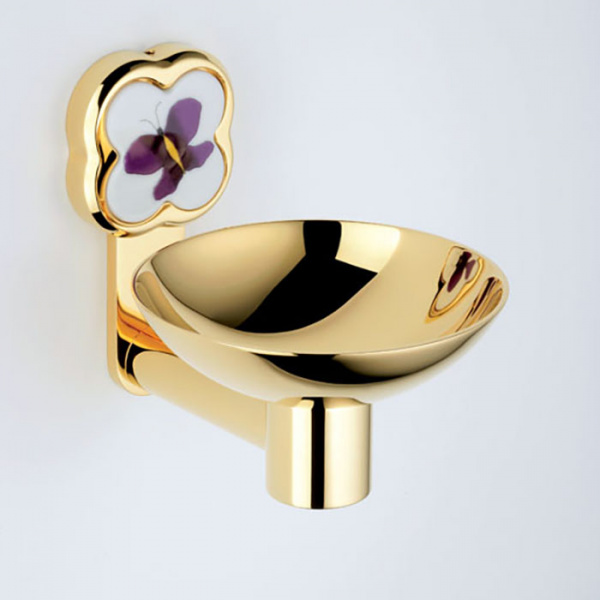 THG Capucine mauve Мыльница, подвесная, цвет: золото