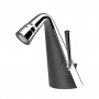 Gessi Cono Смеситель для биде с донным клапаном на 1 1/4”, соединительные шланги на 3/8, цвет: finox