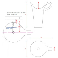Artceram CUP Раковина 70х50х85 см, без отв., цвет: белый