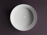 Умывальник чаша накладная круглая Element 358*358*137мм Ceramica Nova белый CN6032