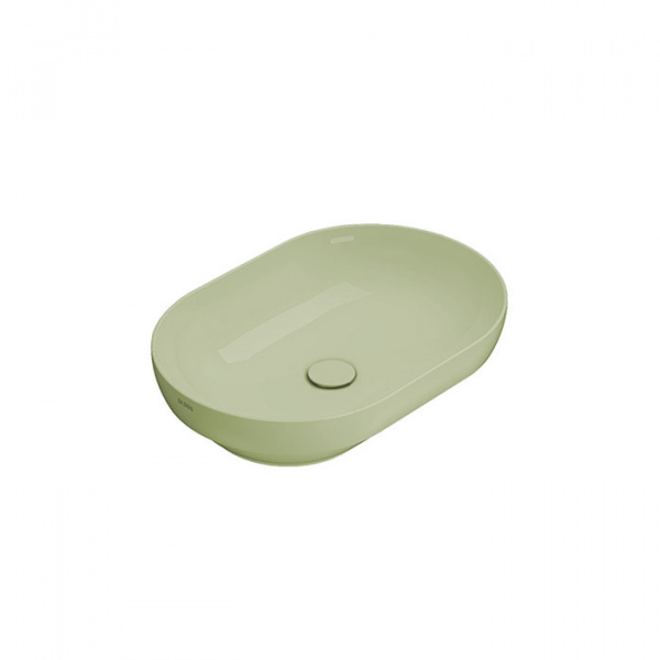 Globo T-Edge Раковина-чаша 60х41х14 см, без отв., на столешницу, цвет: Lime