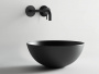 Умывальник чаша накладная круглая (цвет Чёрный Матовый) Element 358*358*155мм Ceramica Nova черный матовый CN6004