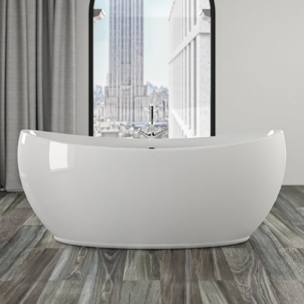 KNIEF Venice Ванна отдельностоящая 180*83,5*74,5 см с экраном