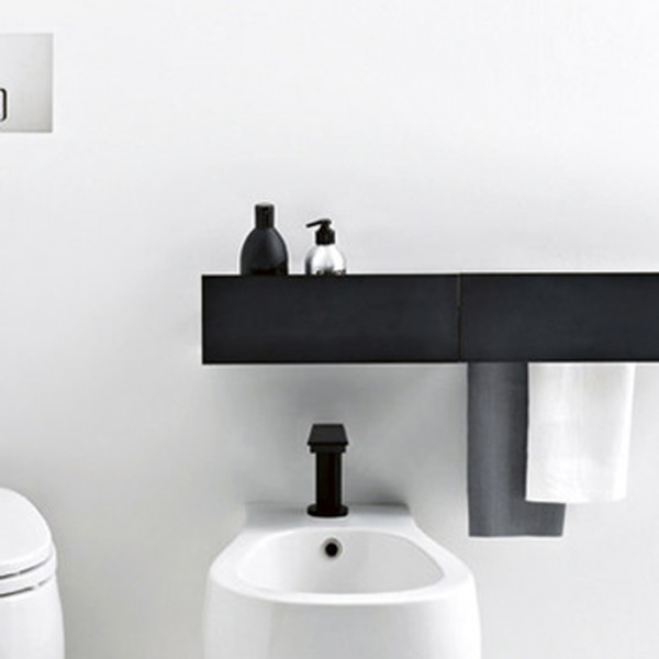 Agape Sen Полочка подвесная, цвет: черный