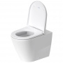 Duravit D-Neo Унитаз напольный 37х58х40 см, безободковый, слив в стену, WonderGliss, цвет: белый