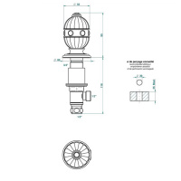 THG Amboise Malachite Вентиль смесителя для раковины, вставки малахит, цвет: полированное золото