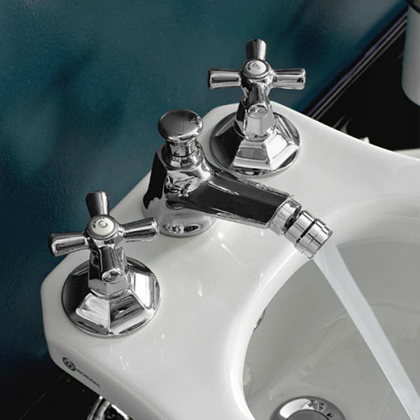 Sbordoni Deco Смеситель для биде на 3 отверстия, цвет: хром