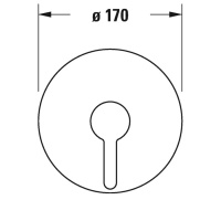 Duravit C.1 Смеситель для душа, встраиваемый, цвет: хром