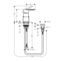 Hansgrohe Vernis Blend Смеситель для биде, цвет: хром